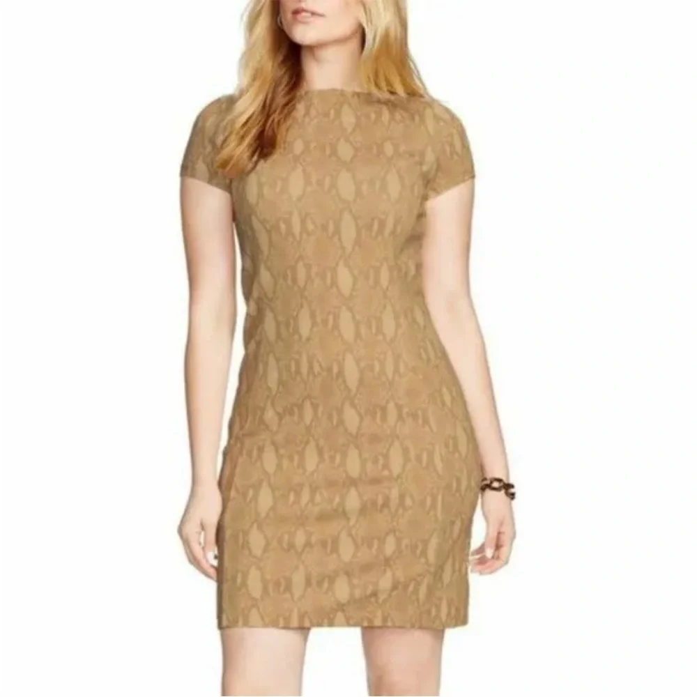 Lauren Ralph Lauren Reptile Print Dress 2x